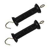 Toddmomy 2 Stück Isolierte Weidezaun griffe aus Robustem PP und Eisen Rutschfest Wetterbeständig...