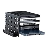 Festplattenfach, 6.35 cm bis 8.89 cm Computer-Zubehör für Festplatten, Stoßabsorbierende...