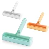 2025 Upgrade Tierhaarentferner Fusselrolle mit abnehmbarem Griff– Wiederverwendbarer,...