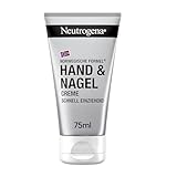 Neutrogena Hand & Nagel Creme (75 ml), feuchtigkeitsspendende Handcreme mit 4-in-1 Pflege für...