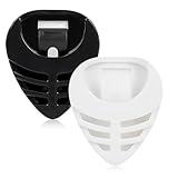 Gitarren Plektren-Halter - Pickholder mit 12 KOSTENLOSE Plektren, Feder Plektrum-Halter, Plektren...