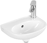 Villeroy & Boch O. Novo Waschbecken ohne Hahnloch 36x27,5x10 cm Weiß Alpin CeramicPlus