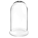 Ideen mit Herz Deko-Glocke | Kuppel mit Boden | Tisch-Deko | Trockenblumen-Gesteck | Geldgeschenk |...