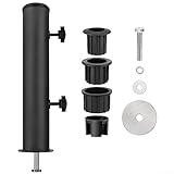 Schirmständer aus Granit mit sicherer Befestigung für den Außenbereich, verstellbare...