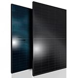 SUNNIVA® Solarpanel FULL BLACK Bifazial Glas/Glas 2 x 460 Watt PV Panel - PMax 920W Bifacial Solar...