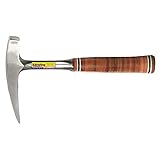 Estwing E30 Pickhammer, spitzer Kopf, Ledergriff, robust, 624 g