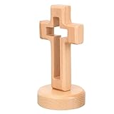 Garneck Kreuz Figur Holz Standkreuz Tischkreuz Holzkreuz Stil A Desktop Ornament Schlafzimmer...