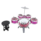 ibasenice 1Satz Kinderschlagzeug Set TLG Simulation Jazz Trommel Für Musikspielzeug Mit Fußpedal...