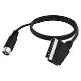 YARCHONN 8 Polig Din auf SCART Leitkabel Spielkonsole 21 Polig RGB SCART Stecker auf Din 8 Polig...