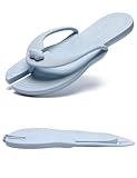 Kiemorgy Tragbare Pantoletten für Damen und Herren, faltbare Flip-Flops für Damen und Herren,...