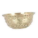 VALICLUD Kupferne Cornucopia Deko Schale Feng Shui Schatzschale mit Künstlerischem Relief für...