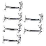 Angoily 6 Stück Elegante Essstäbchenhalter aus Hochwertiger Legierung Rutschfestes Design zum...