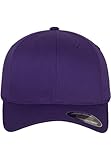 Flexfit Unisex Wooly Combed Baseballkappe, purple, L/XL