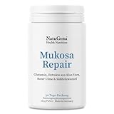 NatuGena MukosaRepair (Pulver), L-Glutamin, Süßholzwurzel, Extrakte aus Aloe-Vera, Roter Ulme &...