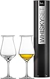 EISCH Malt Whisky Gläser JEUNESSE – Set aus 2 Whisky Gläsern mit AromaDeckel für eine optimale...