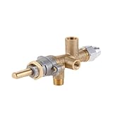 Lawnoval Propan-Gas-Terrassenheizungsventil, Messing, Sicherheitssteuerung mit Pilotanschluss für...