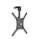 PureMounts TV Deckenhalterung für Fernseher, geeignet für 23-55 Zoll, klappbar, höhenverstellbar,...