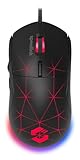 Speedlink CORAX Gaming Maus mit Kabel - konfigurierbare RGB Beleuchtung, 5 programmierbare Tasten,...