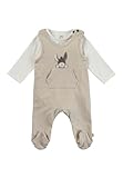 Sterntaler Strampler Set Pünktchen – 2-teilig – Baby Strampler aus Jersey mit Esel Emmi...