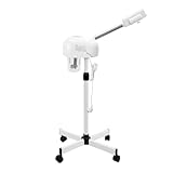 Gesichtssauna Gesichtsdampfer Face Steamer 360° Drehbaren Düse mit 5 Led-Licht Und...