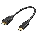 USB 3.0 Micro B auf USB C, CableCreation USB 3.1 Typ C auf USB Micro B 3.0 Kabel (Gen2/10Gbps),...