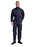 Xnihocha Arbeitsoverall Herren Lang Schutzanzug Langarm Jumpsuit Einteiler Ganzkörperanzug...