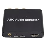 Tomantery ARC Extractor Enhanced Sound Converter für TV-Multimedia-Schnittstelle, Koaxiale Optische...