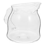 Sosoport Transparenter Milchkanne Ergonomischer Creamer mit Ausguss Vielseitiger Milchbehälter für...
