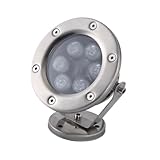 COSMEVIVI LED Unterwasserlicht aus Edelstahl Langlebig Energiesparend für Schwimmbäder Teiche und...