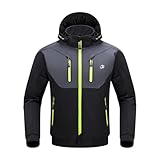 BORLENI Motorradjacke Herren Winter Motorrad Jacke mit CE-Protektoren Herausnehmbares Innenfutter...