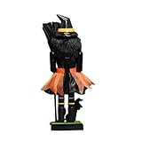ZYHARUKO Künstlerische Halloween-Nussknacker-Hemu-Figur, nicht giftig, feierliches Zuhause, als...