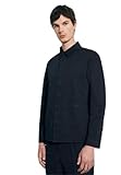 Seidensticker Studio Unisex Regular Fit Langarm Overshirt Hemd, Dunkelblau, 56