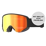 ATOMIC SAVOR STEREO Skibrille - Black - Klare Sicht & Blendschutz - Hochwertige Verspiegelung - Live...