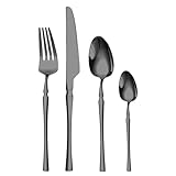 Silberwaren -Set, Utensilien -Sets Silberwaren 24 teiliges Edelstahl Flugzeug Service Steak Messer,...