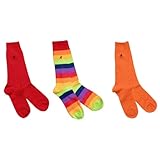 Swole Panda Pride Stripe Bambussocken, Geschenkbox, inklusive 3 Paar, Größe 40-45, weich und...