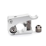 MK10 Extruder Rechts Zubehör mit 40-Zahn-Getriebe für Kunststoff- und Messingkonstruktion,...