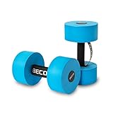 Beco Aqua Hantel Größe S | M | L Aqua Fitnessgerät Wassersport aus PE-Schaum, Large, C) Blau –...