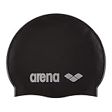 arena Classic Unisex Silikon-Badekappe, Schwimmkappe für Frauen und Männer, Badekappe mit...