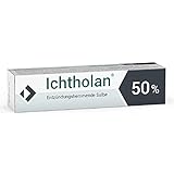 Ichtholan® 50% - entzündungshemmende, antibakterielle Zugsalbe, bei eitrigen Hautentzündungen wie...