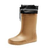 Regenstiefel Herren Hoch Gummistiefel Herren Hoch Rutschfest Außenschuhe Wasserfest...