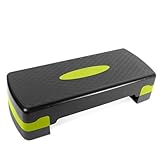EHIOG Aerobic Stepper für zuhause, Steppbrett Aerobic 3 einstellbare Höhen (10/15 cm) Fitness...