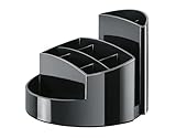 HAN Schreibtischköcher RONDO, Stiftehalter mit 9 Fächern, Schreibtisch Organizer, mit Briefschlitz...