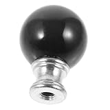 DIYEAH Dekorative Knopfbeleuchtung Lampe Endstücke Glas Silver