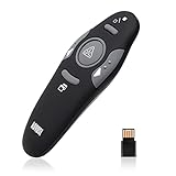 Wireless Presenter -August LP205- Schnurloser Powerpoint Presenter Remote PPT Diashow bis zu 15m,...