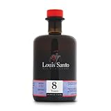 Louis Santo - Premium Single Cask Rum 8 Jahre (40% Vol.) | Cognac Cask Finish | Aus Zuckerrohrsaft |...