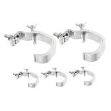 Toyvian 5 Stück Teiliges Aluminium Traversen Klemmhaken für Bühnenbeleuchtung Schwere C Haken...