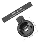 ELAYARD Professionelles Smartphone Makroobjektiv Super Weitwinkel HD Linse Universeller Clip für...