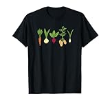 Garten Gemüse Karotte Kartoffel Veganer T-Shirt