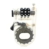 Pongnas Zahlenschloss aus Zinklegierung, Gepäck, Passwort, Vorhängeschloss mit Drahtseil für...