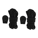 TOYZFRIENDY 2 Stück Paddleboard Fixierleine Elastisch mit Rutschfesten Schnallen Stoßdämpfend und...